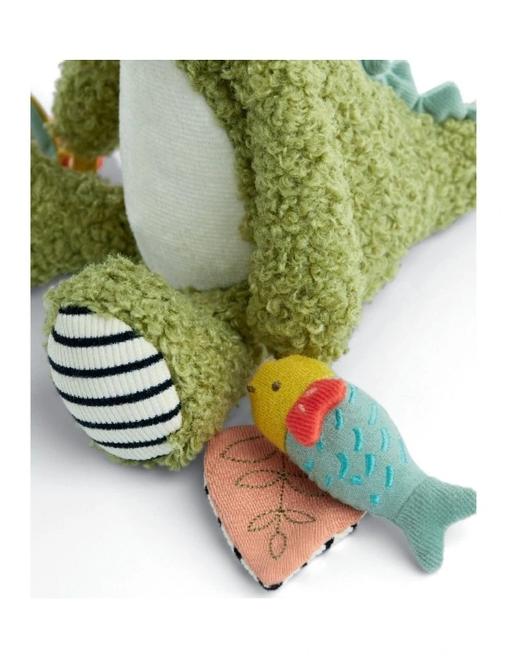 Mamas & Papas Babyplay Sensory Activity Baby Toy Cody Crocodile Soft 0m  image 2