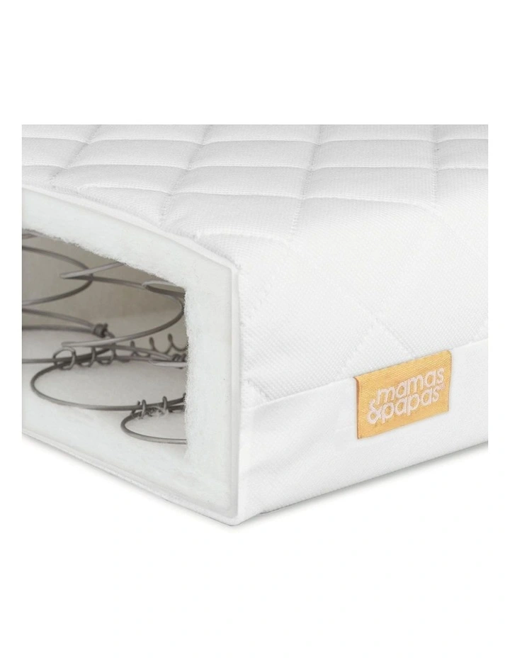 4pc Mamas & Papas Atlas Nursery Cotbed Mattress Sheets Protector Set Light Oak image 5