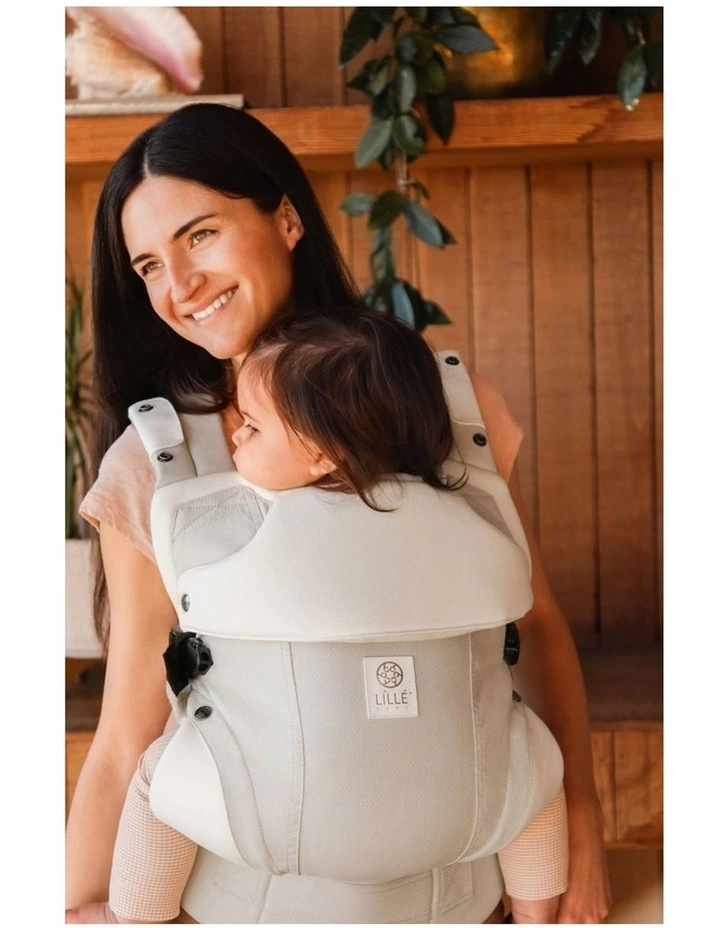 Babystudio LilleBaby Elevate 6-in-1 Hip Healthy Baby Newborn Adjustable Carrier Ivory image 2