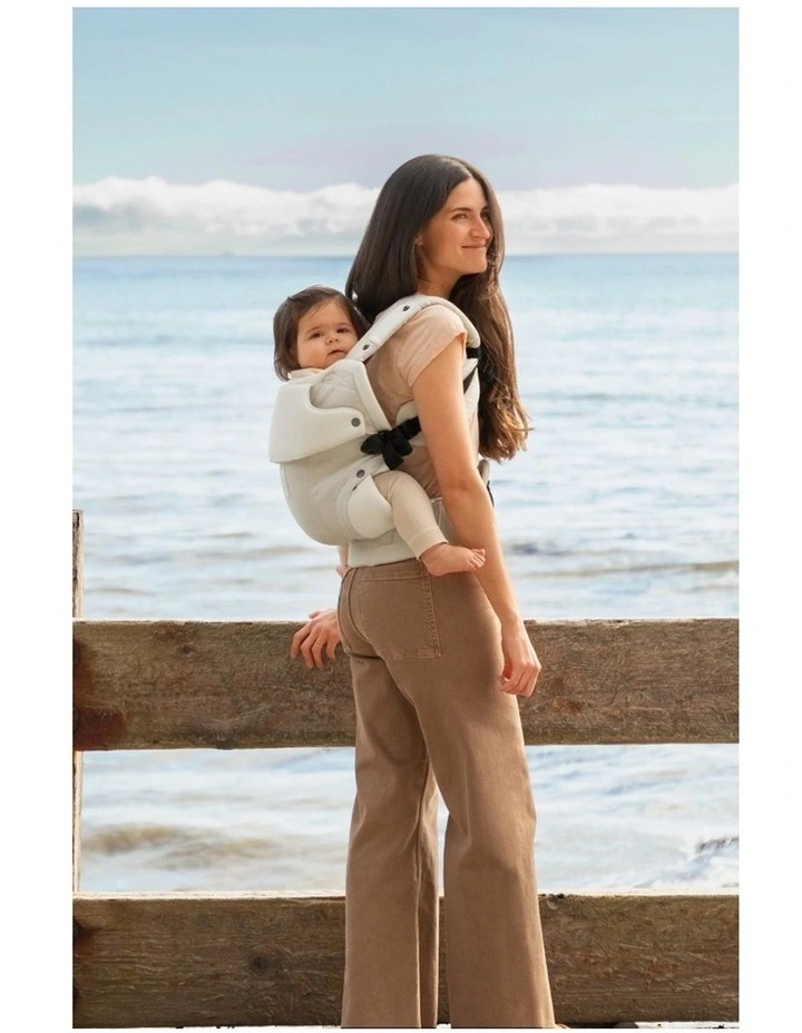 Babystudio LilleBaby Elevate 6-in-1 Hip Healthy Baby Newborn Adjustable Carrier Ivory image 3