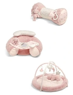 3pc M&P Australia Playmat Bundle Welcome To The World Tummy Time Pink Set