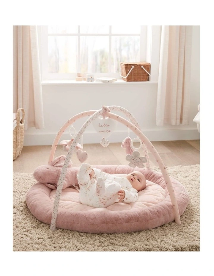3pc M&P Australia Playmat Bundle Welcome To The World Tummy Time Pink Set image 2