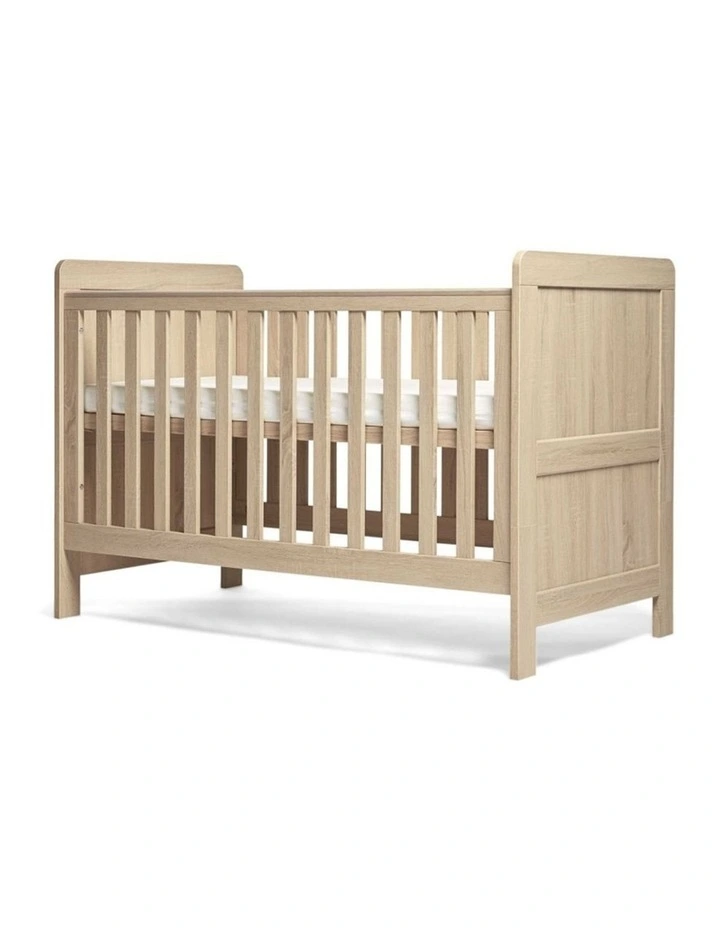 5pc Mamas & Papas Atlas Nursery Cotbed Dresser Mattress Sheets Set Light Oak image 3