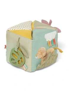 Mamas & Papas Babyplay Folding Activity Cube Sensory Baby Toy With Teether 0m 