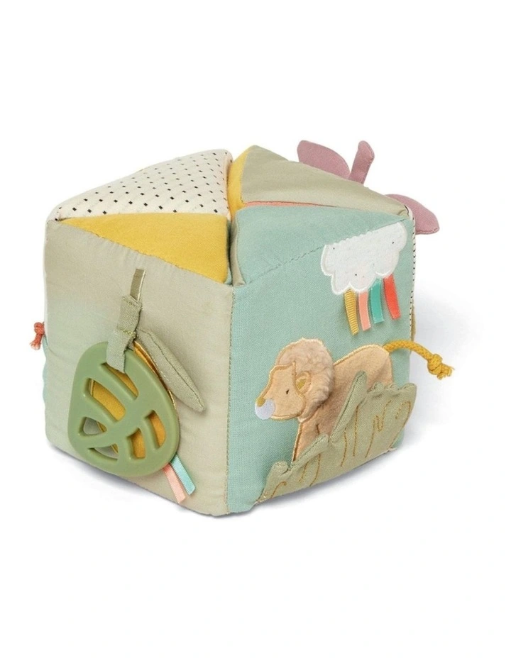 Mamas & Papas Babyplay Folding Activity Cube Sensory Baby Toy With Teether 0m  image 1