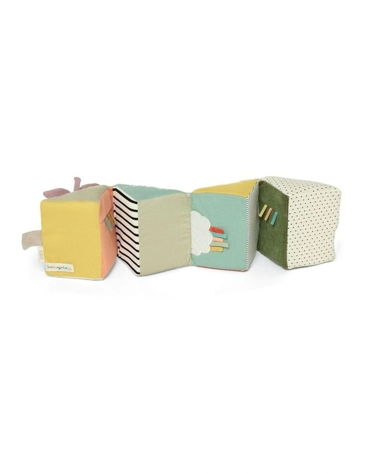Mamas & Papas Babyplay Folding Activity Cube Sensory Baby Toy With Teether 0m  image 3