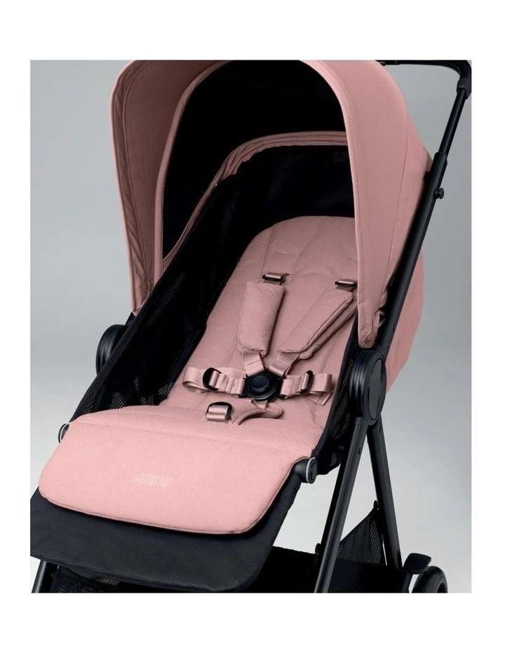 Mamas & Papas Libro Stroller Lightweight One-Hand Fold Large Hood Peony image 5