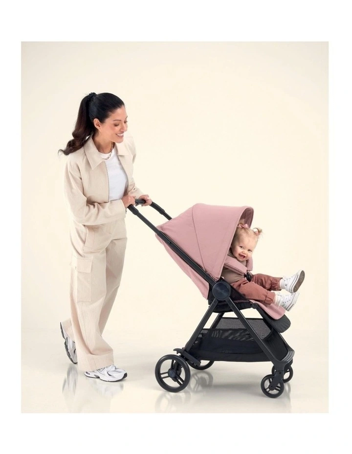 Mamas & Papas Libro Stroller Lightweight One-Hand Fold Large Hood Peony image 7