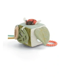 Mamas & Papas Babyplay Mini Activity Baby Toy Cube With Teether Sensory 0m 