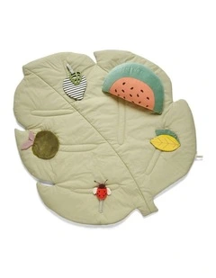 Mamas & Papas Babyplay Leaf Playmat Safari Jungle Sensory Toy Baby Mat 0m 