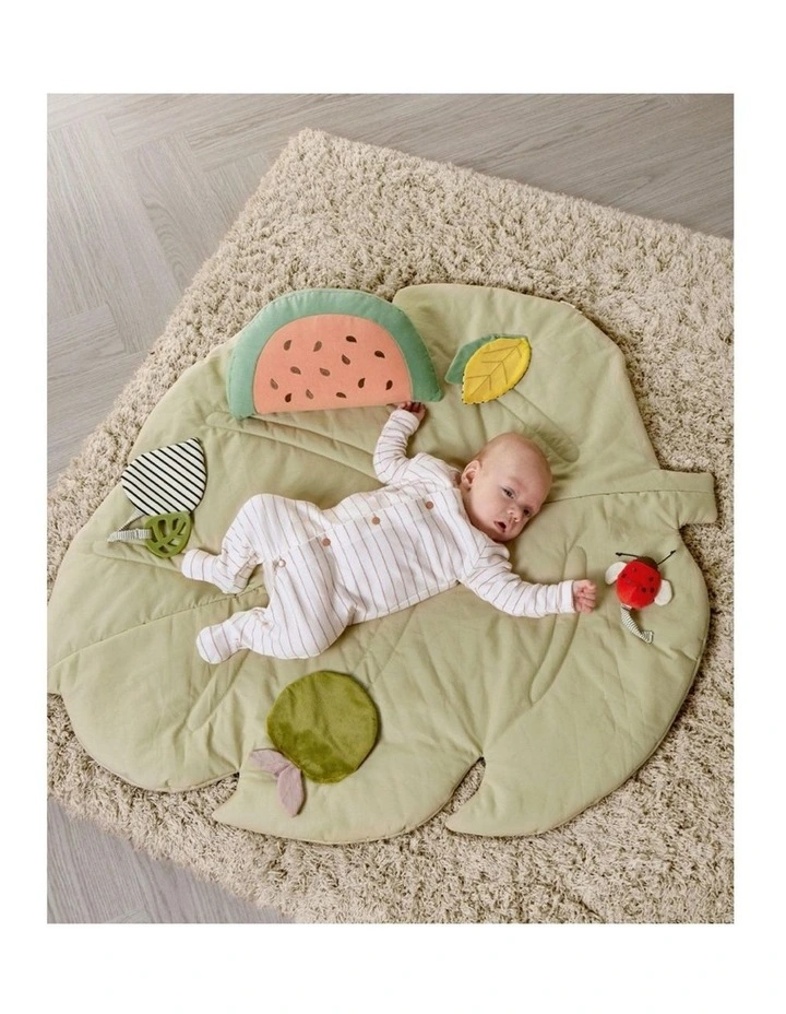 Mamas & Papas Babyplay Leaf Playmat Safari Jungle Sensory Toy Baby Mat 0m image 3