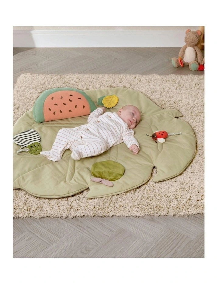 Mamas & Papas Babyplay Leaf Playmat Safari Jungle Sensory Toy Baby Mat 0m image 4