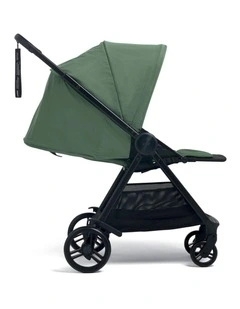 Mamas & Papas Libro Stroller Lightweight One-Hand Fold Large Hood Bay Green