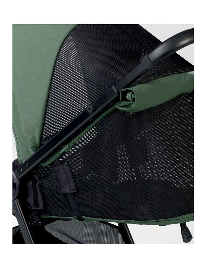 Mamas & Papas Libro Stroller Lightweight One-Hand Fold Large Hood Bay Green image 5