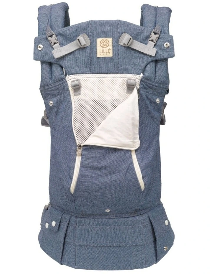 Babystudio LilleBaby Complete 6-in-1 All Seasons Baby Carrier With Zipper Chambray image 1