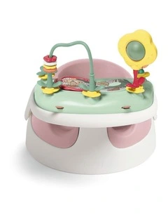 2pc Mamas & Papas Snug Floor Seat With Detachable Activity Tray Set Blossom