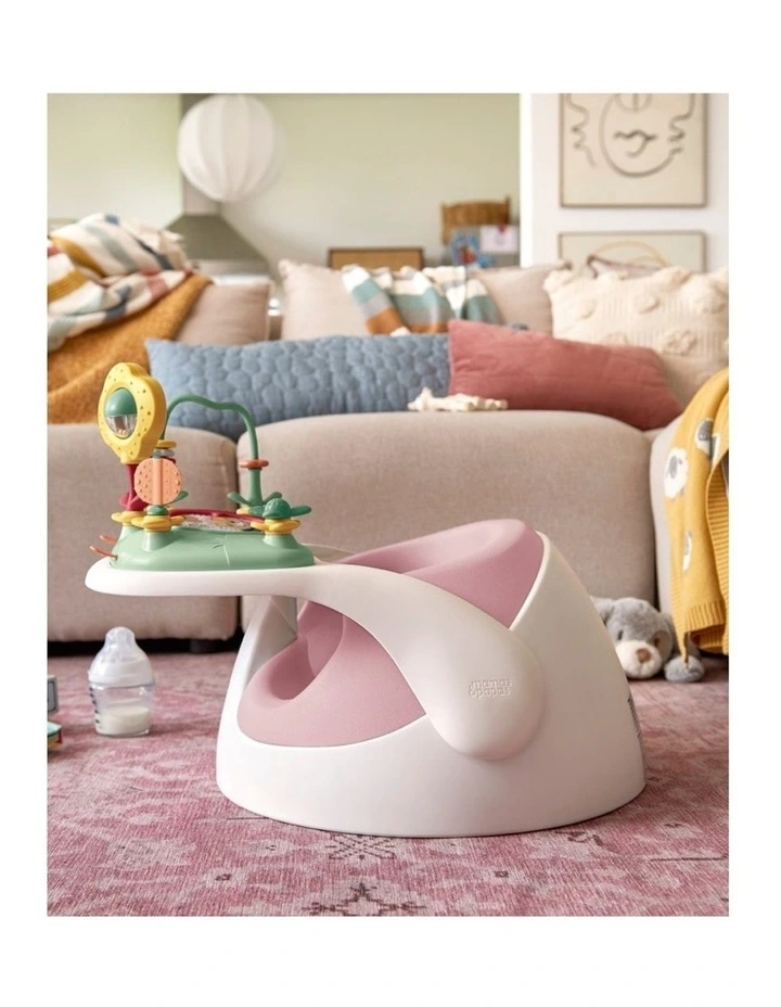 2pc Mamas & Papas Snug Floor Seat With Detachable Activity Tray Set Blossom image 6