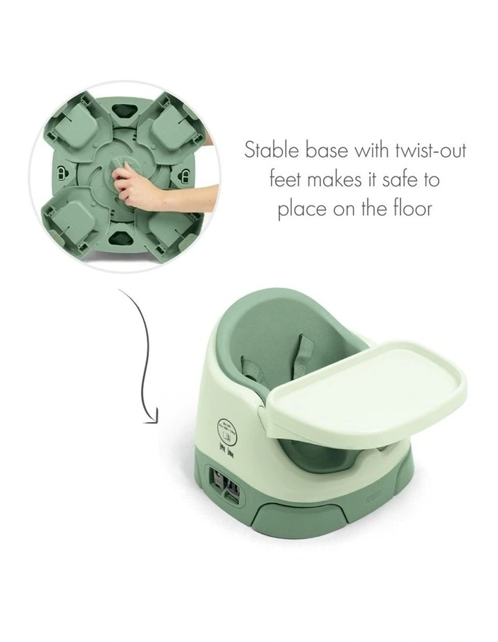 Mamas & Papas Bug 3-in-1 Floor Booster Seat Activity Tray 3-36m Eucalyptus image 3
