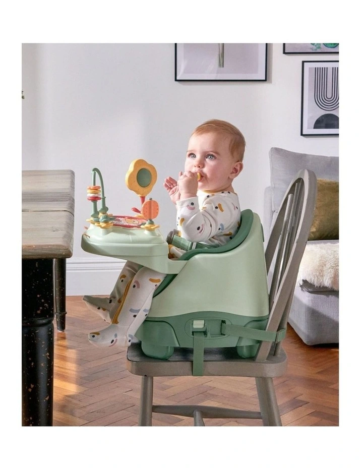 Mamas & Papas Bug 3-in-1 Floor Booster Seat Activity Tray 3-36m Eucalyptus image 4