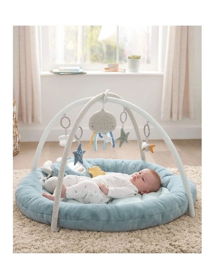 3pc M&P Australia Playmat Bundle Welcome To The World Tummy Time Blue Set image 2