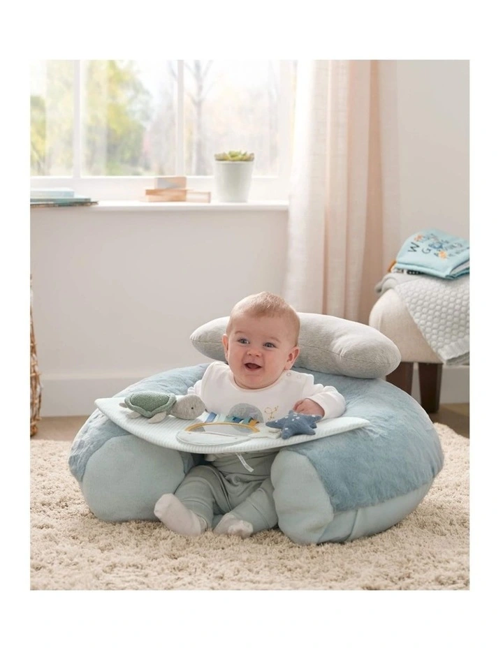 3pc M&P Australia Playmat Bundle Welcome To The World Tummy Time Blue Set image 3