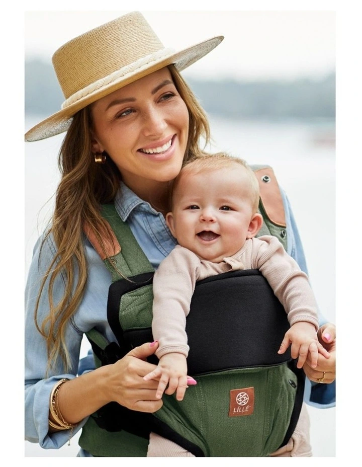 Babystudio LilleBaby Elevate 6-in-1 Hip Healthy Baby Newborn Adjustable Carrier Olive image 3