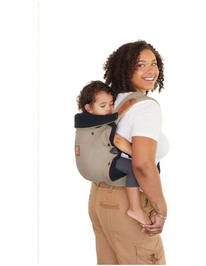 Babystudio LilleBaby Elevate 6-in-1 Hip Healthy Baby Newborn Adjustable Carrier Warm Sand image 2