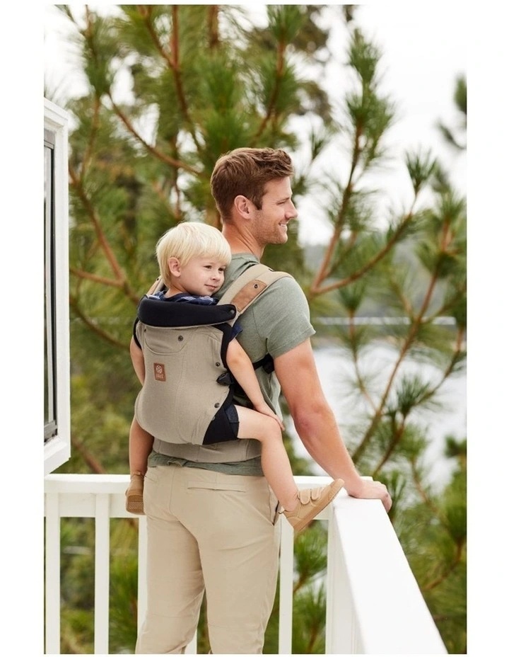 Babystudio LilleBaby Elevate 6-in-1 Hip Healthy Baby Newborn Adjustable Carrier Warm Sand image 4