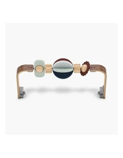 UPPAbaby Mira Baby Bouncer Wonder Wheel Toy Bar (Multicolor / Walnut Wood)