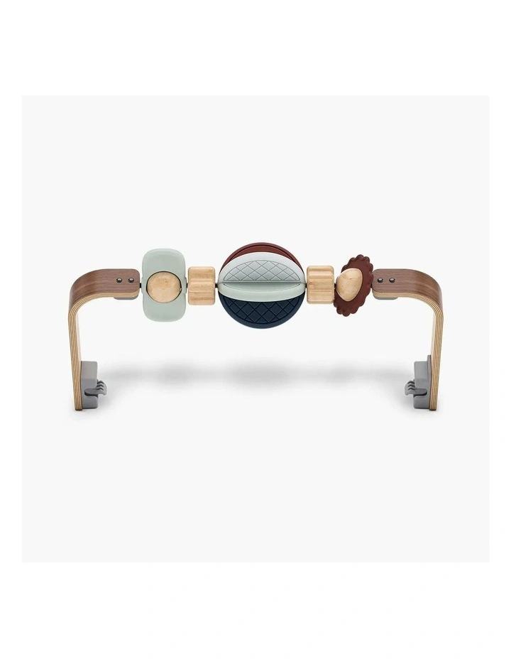 UPPAbaby Mira Baby Bouncer Wonder Wheel Toy Bar (Multicolor / Walnut Wood) image 1