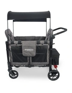 WonderFold W2 Elite Stroller Wagon - Charcoal Grey