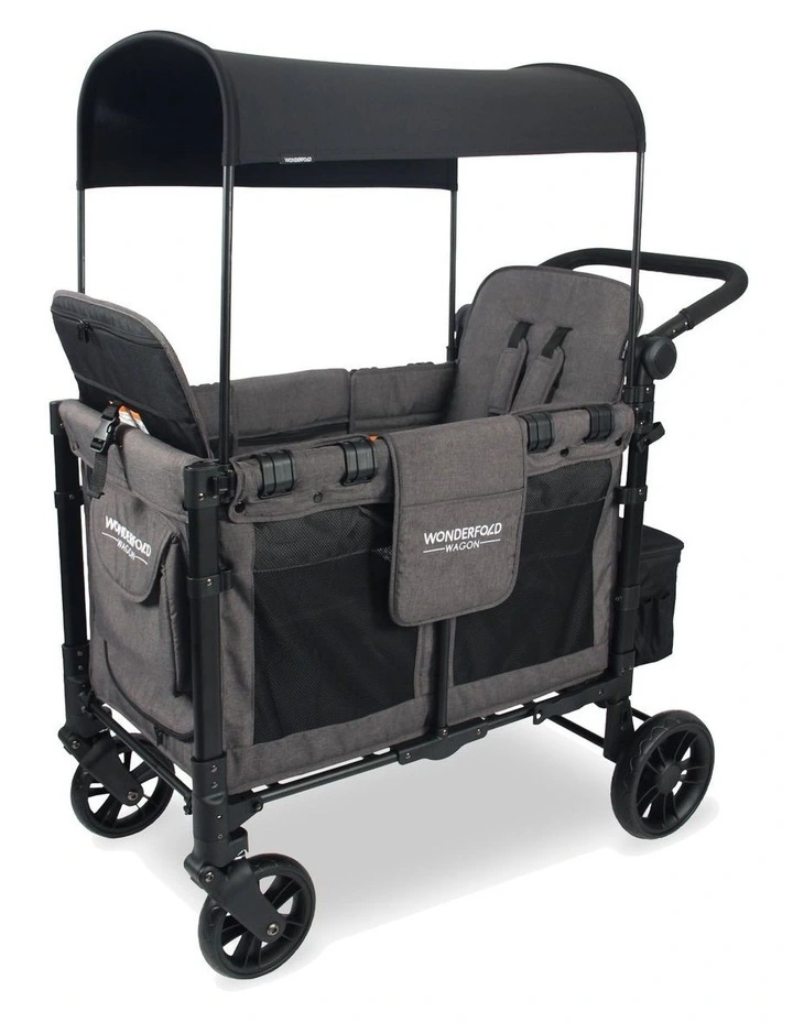 WonderFold W2 Elite Stroller Wagon - Charcoal Grey image 2