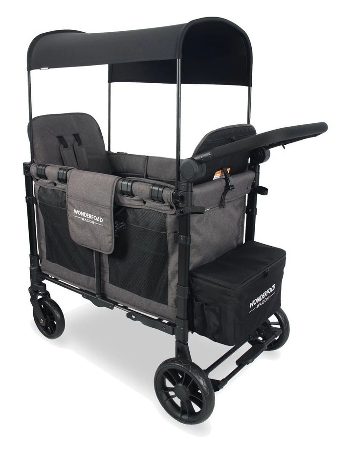 WonderFold W2 Elite Stroller Wagon - Charcoal Grey image 3