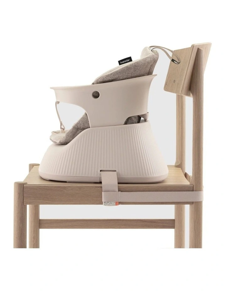 Hannie Portable High Chair - White Sand image 4