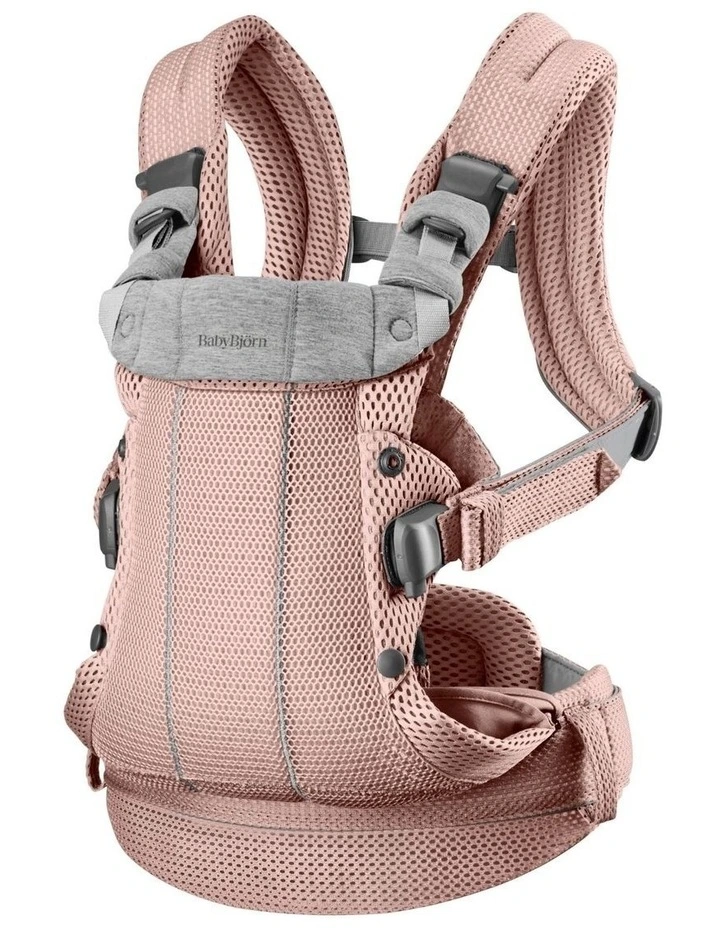 Baby Carrier Harmony - 3D mesh, Dusty pink image 2