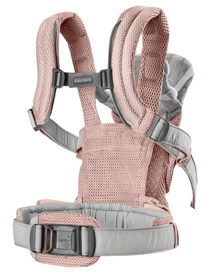 Baby Carrier Harmony - 3D mesh, Dusty pink image 3