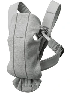 Baby Carrier Mini - 3D Jersey, Light gray