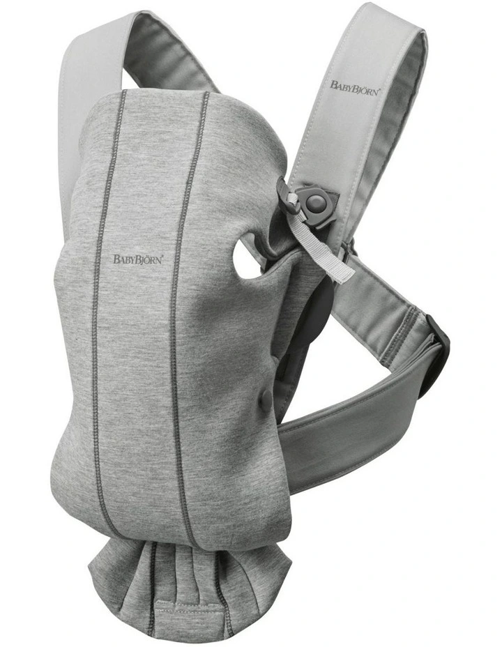 Baby Carrier Mini - 3D Jersey, Light gray image 1