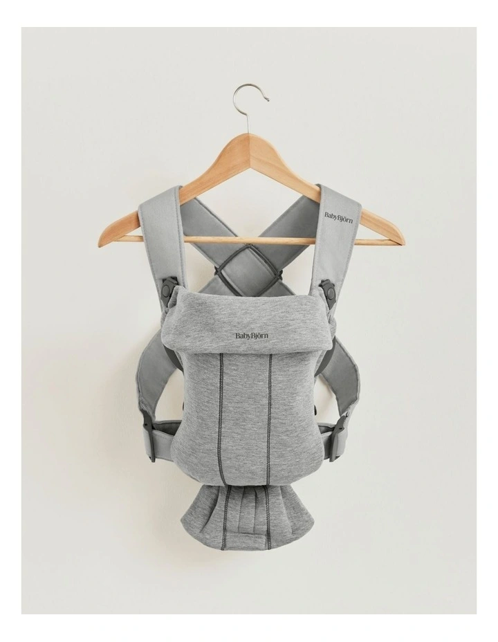 Baby Carrier Mini - 3D Jersey, Light gray image 2