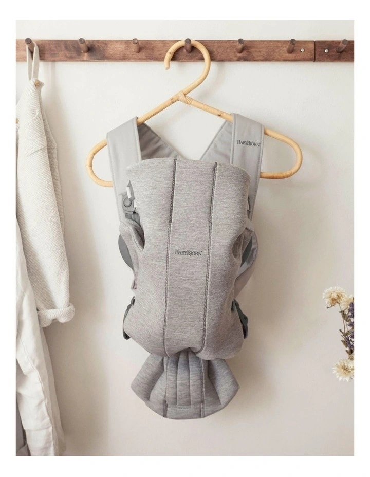 Baby Carrier Mini - 3D Jersey, Light gray image 3