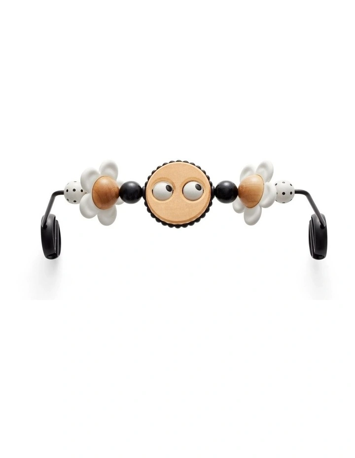Toy for Bouncer - Googly eyes black & white image 1