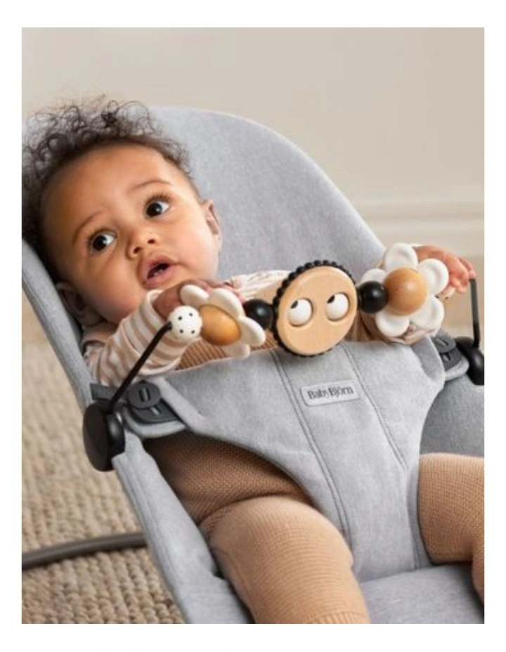 Toy for Bouncer - Googly eyes black & white image 2