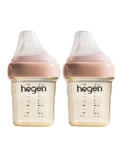 Hegen PCTO 150ml/5oz Feeding Bottle PPSU (2-pack) Pink