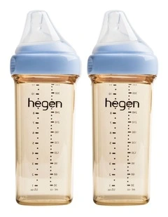 Hegen PCTO 330ml/11oz Feeding Bottle PPSU (2-pack) Blue