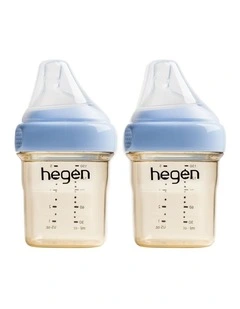 Hegen PCTO 150ml/5oz Feeding Bottle PPSU (2-pack) Blue