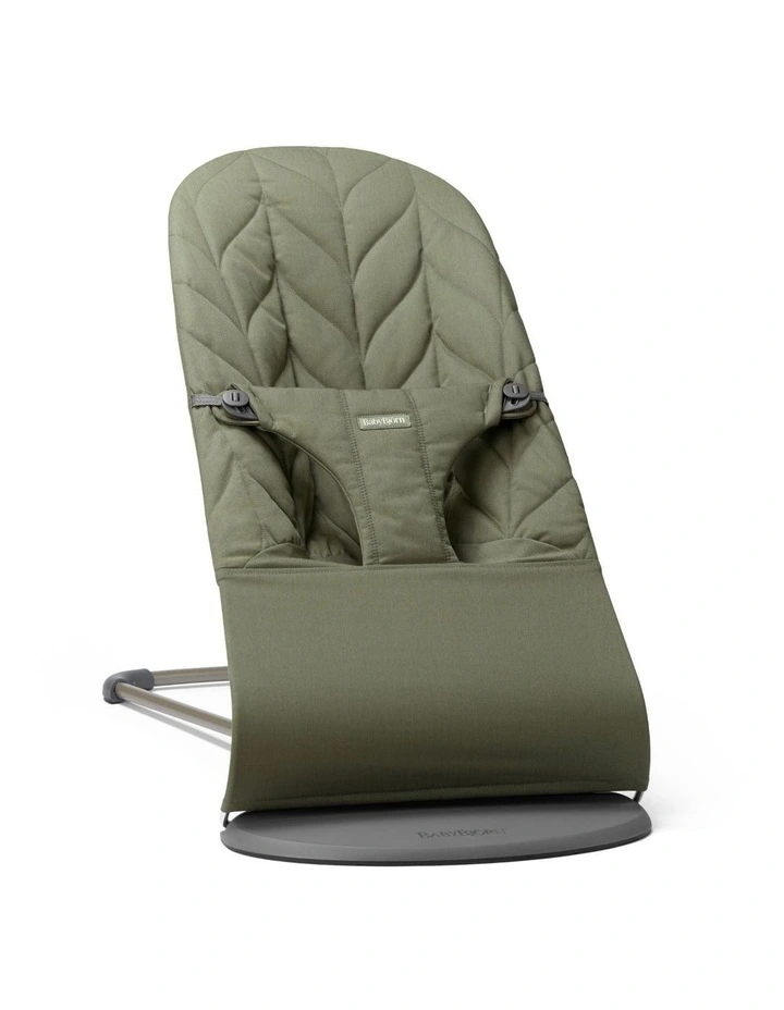 Bouncer Bliss - Woven, Petal quilt, Dark green image 1