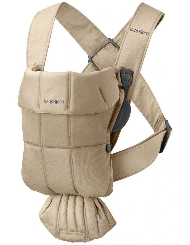 Baby Carrier Mini - Woven, Beige image 2