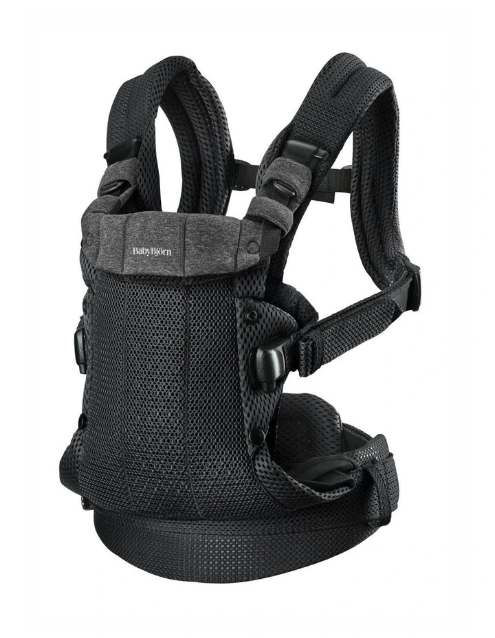 Baby Carrier Harmony - 3D mesh, Black image 2