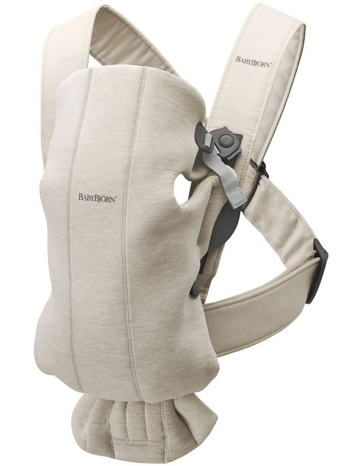 Baby Carrier Mini - 3D jersey, Light beige image 1