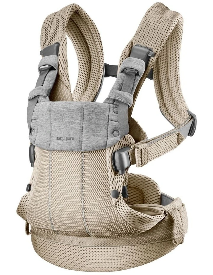 Baby Carrier Harmony - 3D Mesh, Gray Beige image 2